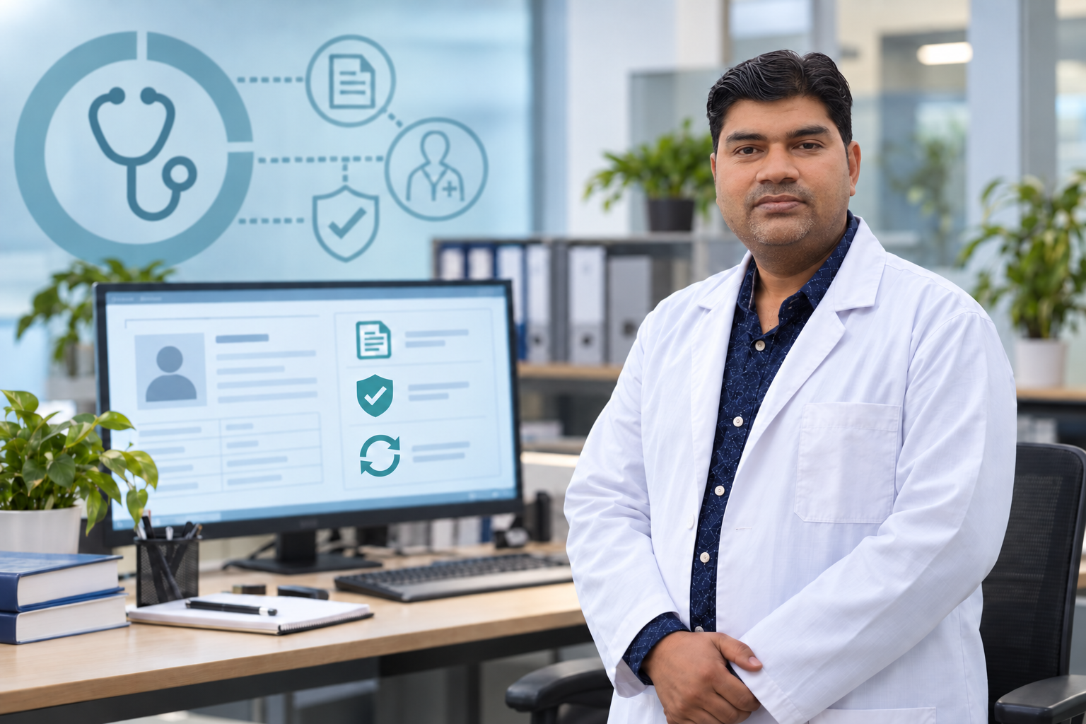 Dr Rahul Singh in a representative editorial image about NMC National Medical Register and licence renewal