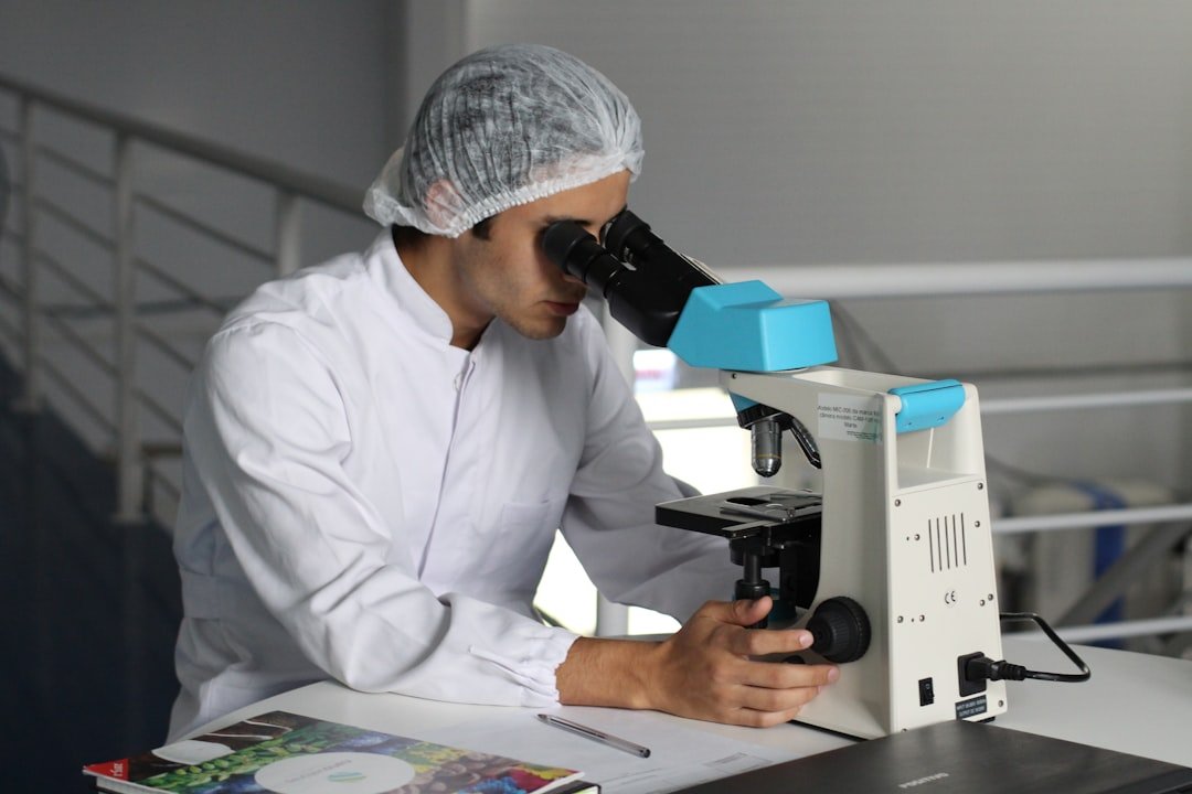 Medical research workspace representing hippocampal neurogenesis study